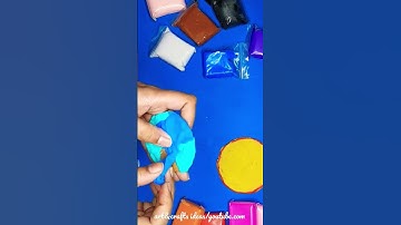 Making 3D planets with cardboard and polymer clay|solar system|science project for school #short