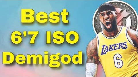 NBA 2K21 BEST POINT GUARD - 6’7 OVERPOWERED ISO DEMIGOD + SPEEDBOOSTING