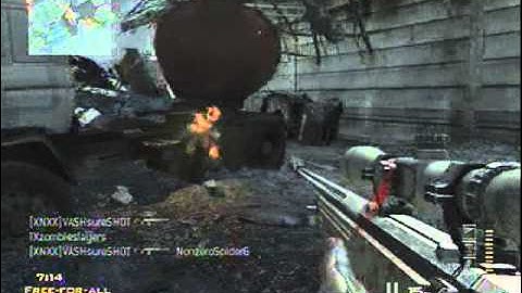 MW3 L118A Sniper FFA Gameplay