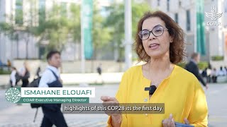 CGIAR Executive Managing Director Ismahane Elouafi at COP28
