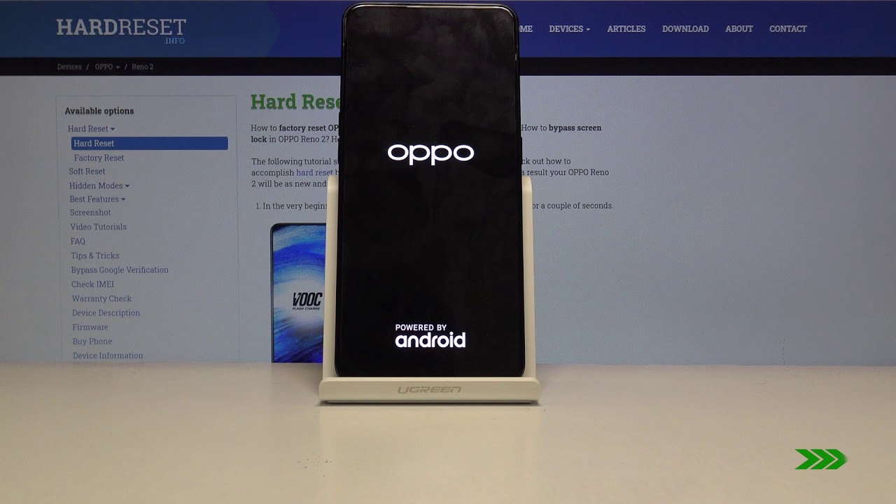 Как сбросить всё на OPPO Reno 2 — Как стереть всё