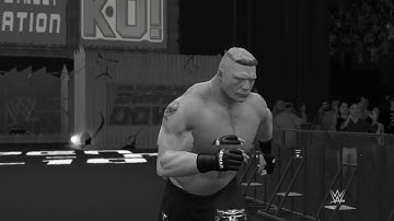 Def Jam 2K17 - Sean Paul vs Solo - 125 Street Station - Brock Lesnar Attacks