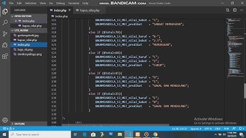 Membuat Aplikasi "Penginputan Nilai Mahasiswa" berbasis Web menggunakan VisualStudio Code