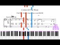 Free Piano Sheet Colors Of The Wind by Vanessa Williams