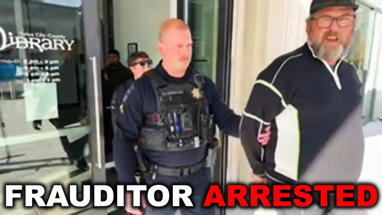 FRAUDITOR ARRESTED AT THE LIBRARY