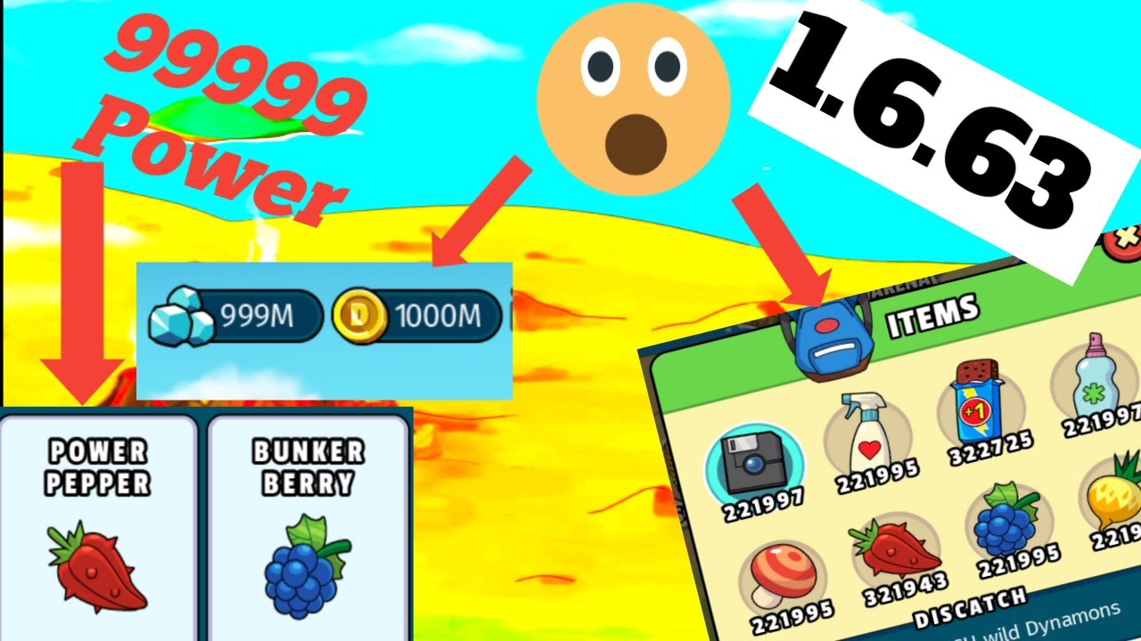 Dynamons world 1.6.63 mod | Dynamons world new gameplay