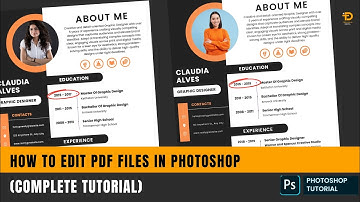 How to Edit PDF Files In Photoshop (Complete Tutorial)