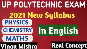 Up polytechnic 2021 New syllabus in English for Group A by Vinay Mishra Sir. #jeecup group A