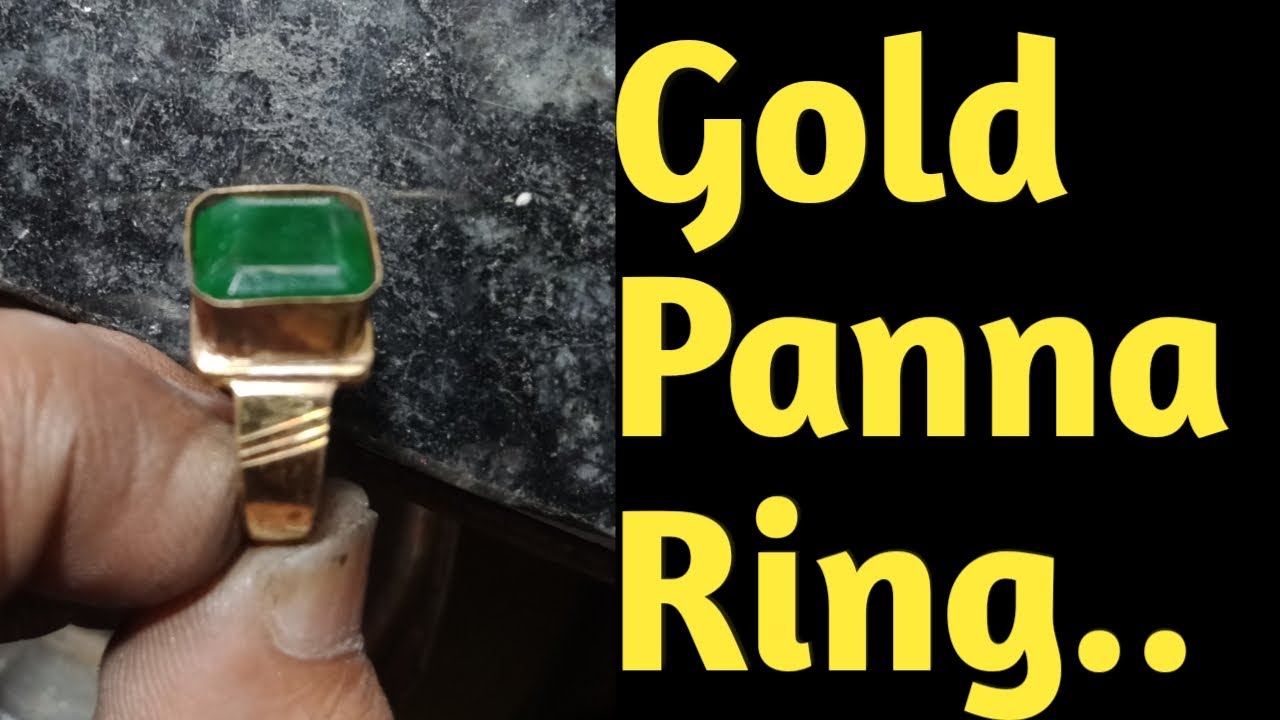 18K Yellow Gold Emerald and Diamond Ring | Lindsey Jewelers