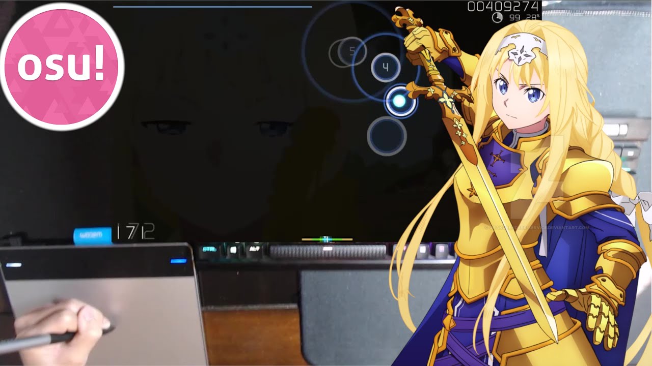 Sword Art Online Alicization Resister Asca Hr Osu Liveplay By Failshad