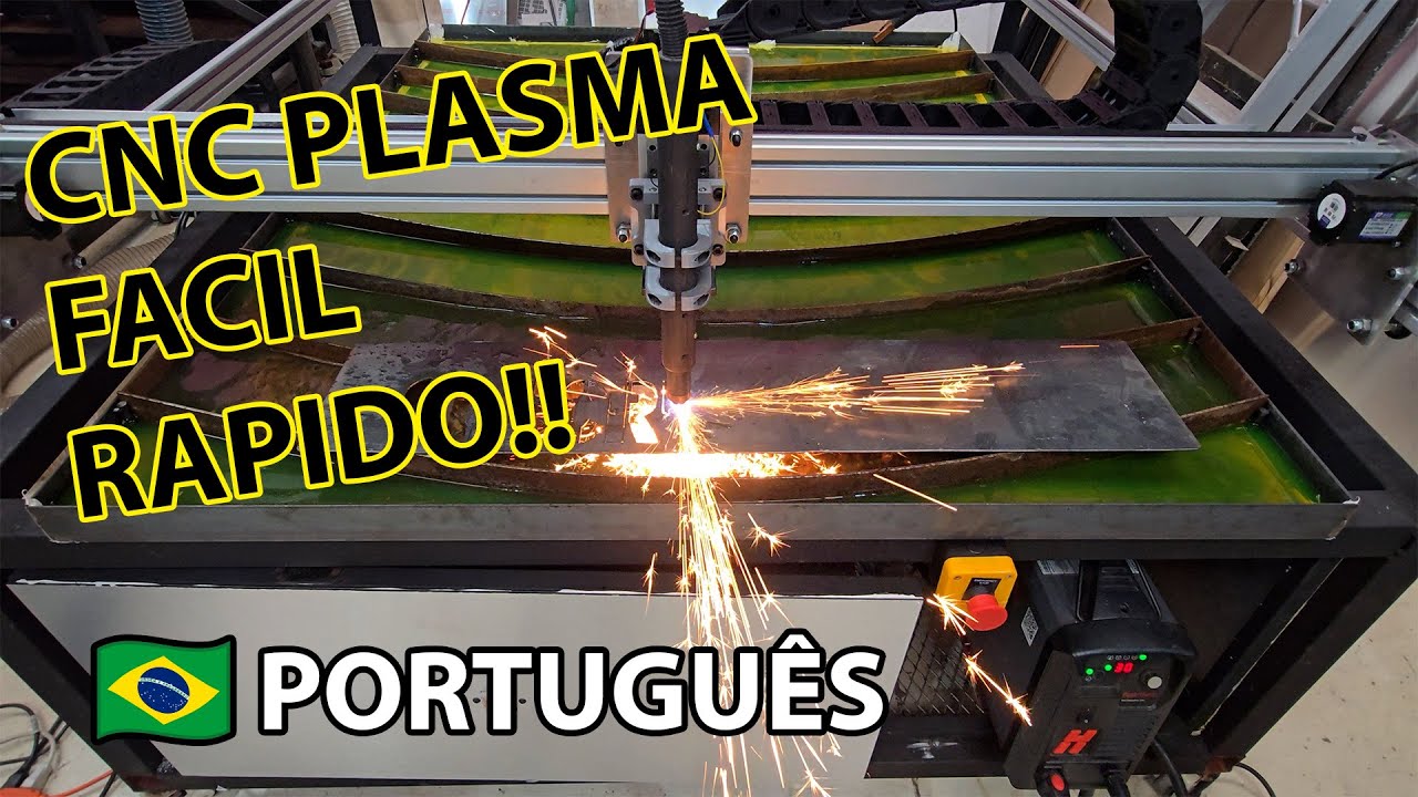 Como construir um CNC plasma profissional, econômico e rápido de montar