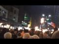 Torchlight Procession 2014 Edinburgh Hogmanay