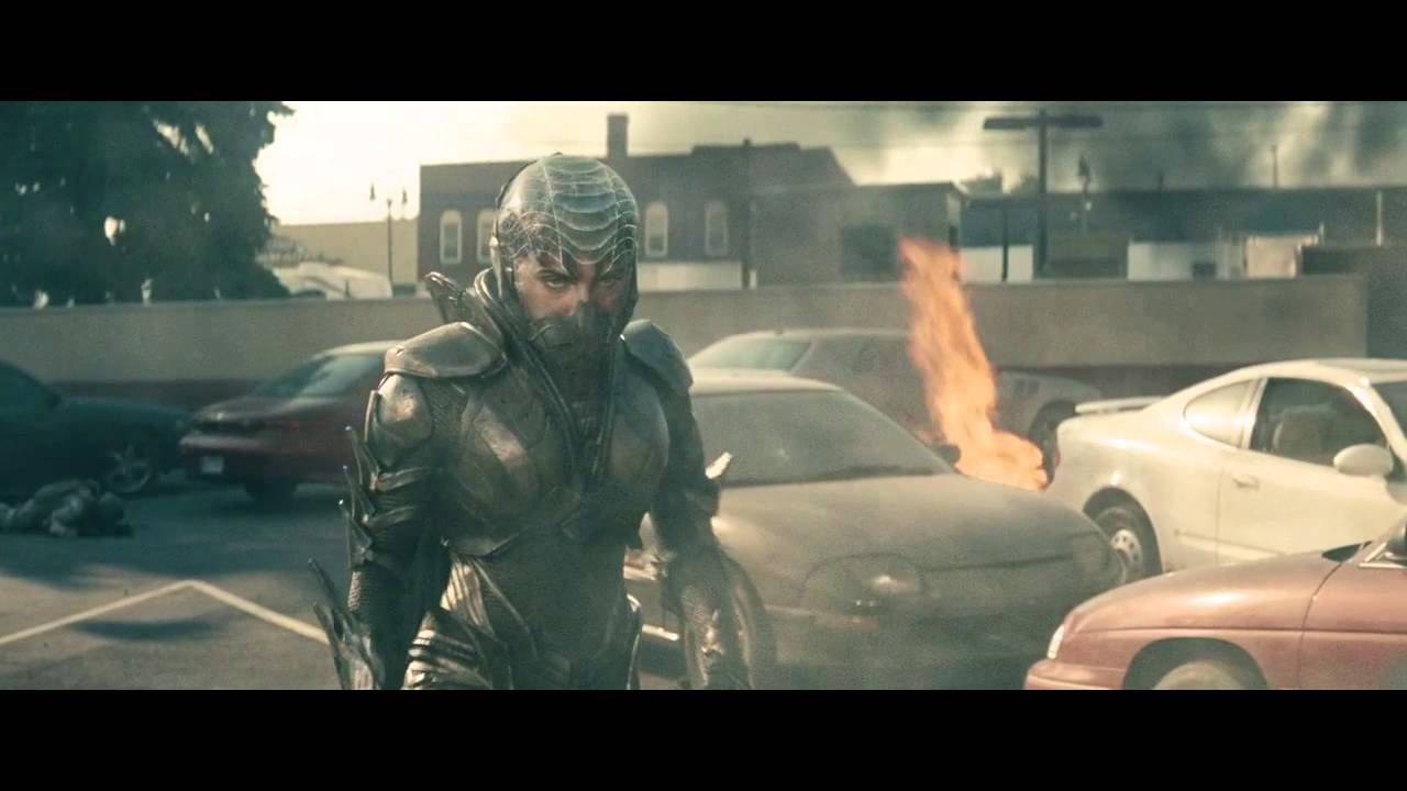 Faora Ul vs Soldiers Man of Steel - YouTube