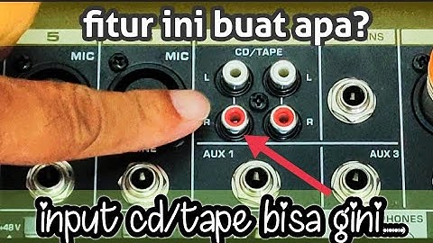 CARA BIKIN MUSIK LATAR BERGANTIAN BUAT MC ACARA HAJATAN PESTA PAKAI FITUR INPUT CD TAPE MIXER ASHLEY