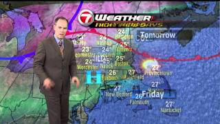 WHDH Weather Jan 3 2011 (Real winter weather)