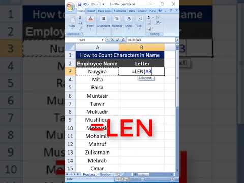 Count Characters in