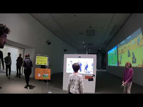(Japan#36) 4.27.23 -- Hakone Open Air Museum -- Interactive AR Exhibit for Kids