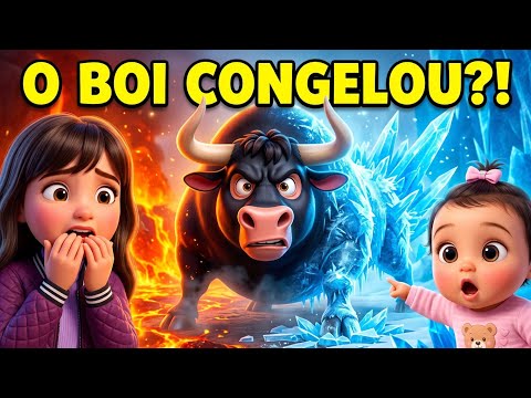 A LAVA INVADIU A FAZENDA! 🌋 O Boi da Cara Preta Virou Boi de Gelo ❄️ | Música Infantil