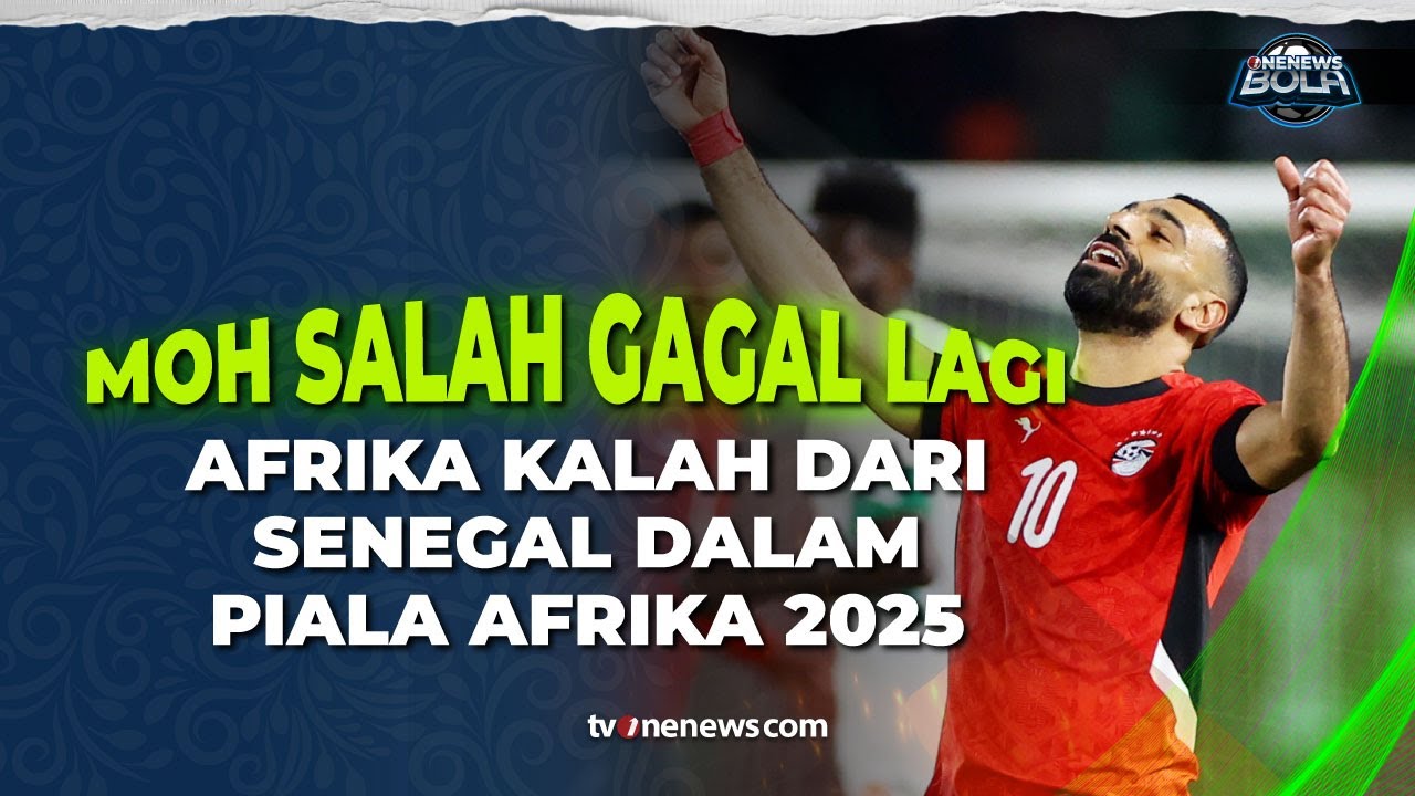 Mimpi Moh Salah Sirna Lagi, Setelah Gagal Bawa Mesir Juara Piala Afrika | OneNews Bola