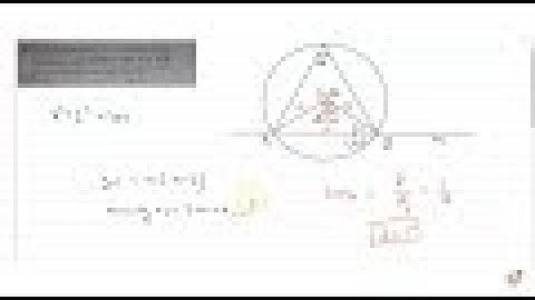 chord `AB` of the circle `x^2+y^2=100` passes through the point `(7,1) ` and subtends are angle...