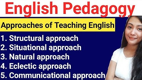 Approaches of Teaching English || Structural Approach, Situational Approach, Natural Approach, CLT |
