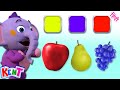 Learn Colors with Fruits | Learning Videos For Kids | Ek Chota Kent