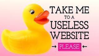 SO MANY USELESS WEBSITES!