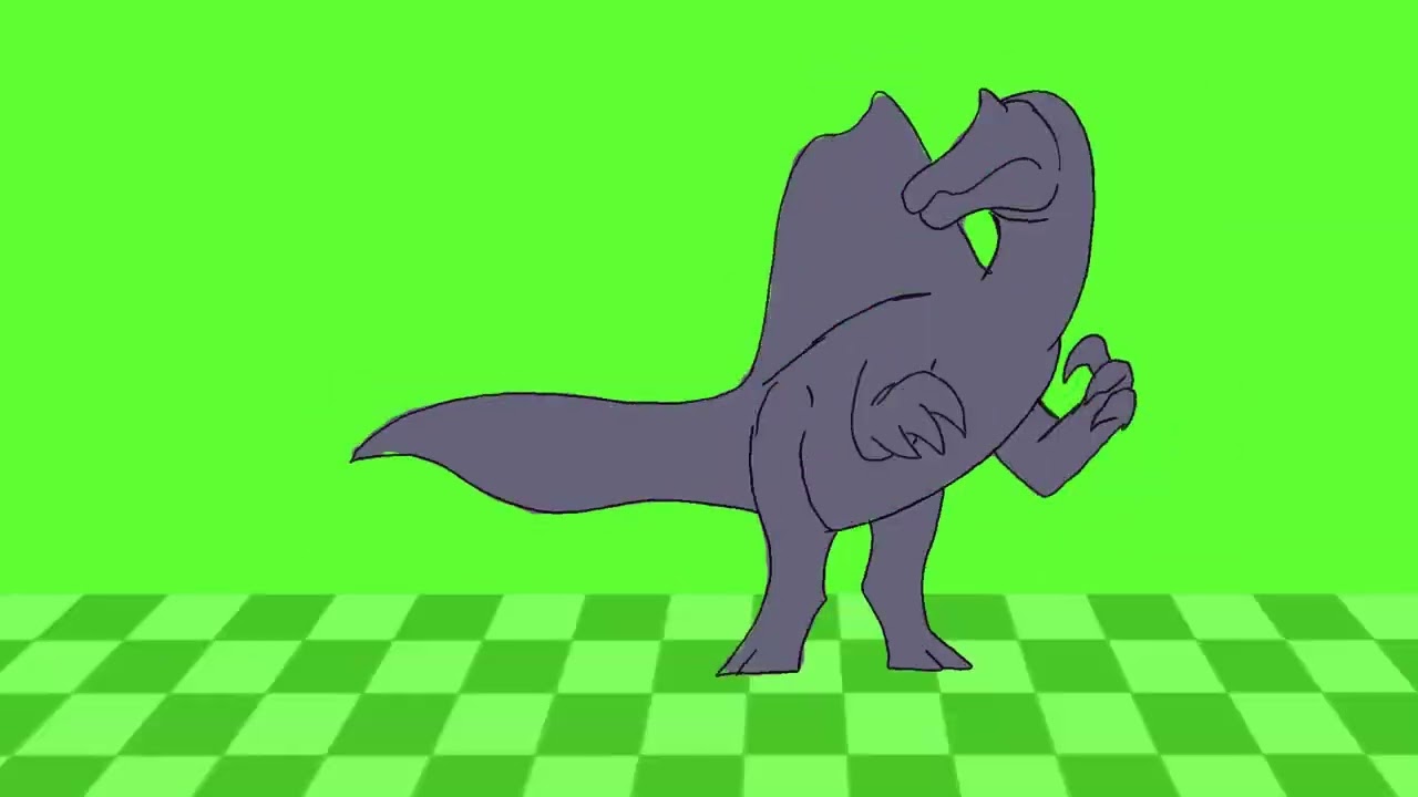 Im Blue - Dancing Spinosaurus Animation By Arturo Garcia (credit to them is in the description)