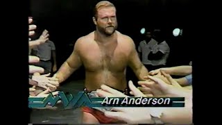 TV Title   Arn Anderson vs Samoan Savage   Worldwide Jan 27th, 1990