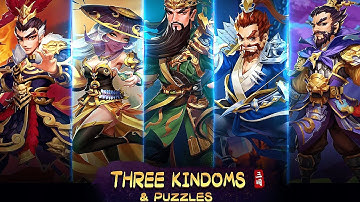 Three Kingdoms & Puzzles: Match 3 RPG (Gameplay Android)
