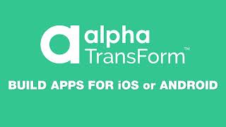 Alpha TransForm - No Code App Builder for iOS and Android screenshot 4