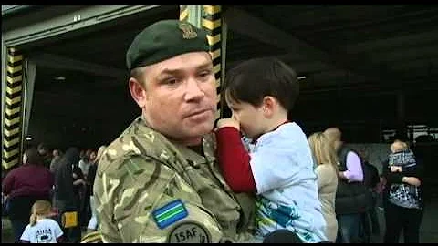 Soldiers from 20 Brigade welcomed home 14.05.12