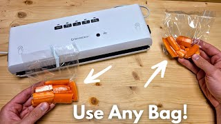 How to Vacuum Seal - WITHOUT Vacuum Sealer Bags
