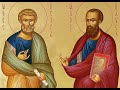 Проповедь на память апп  Петра и Павла