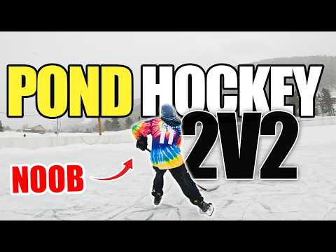 First Time Playing Pond Hockey — Day 180 of Learning How to Play Hockey