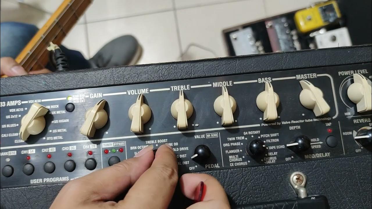 Test Sound Ampli Vox VT40+ - YouTube