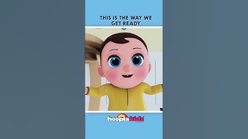 Back to School - Morning Routine for Kids #shorts #nurseryrhymes #kidssong #hooplakidz