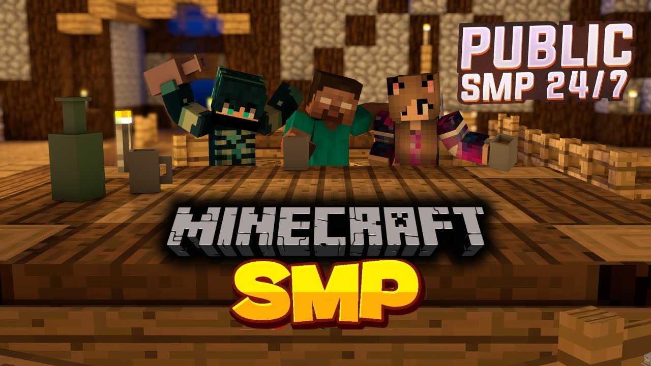 Minecraft Public Smp Live | 24/7 Public Server | Java + Pe | # ...