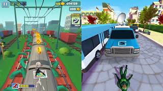 Subway Surfers ⛄ Subway City! VS Miraculous Ladybug e Chat Noir 🐞 screenshot 3