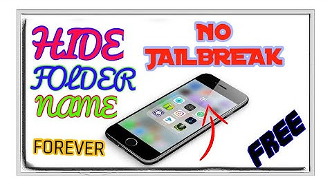 HOW TO GET BLANK FOLDER NAMES