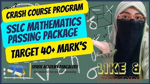 SSLC MATHEMATICS 2024 PASSING PACKAGE  TARGET 40+ MARKS #karnatakaboard  #sslcmathematics #sslc2024