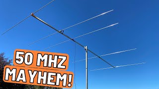 I have a new MEGA Antenna for 6 Meters! 50 MHz Ham Radio