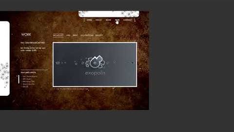 Exopolis flash website in 2004