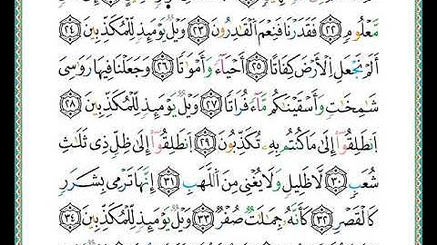 ختمة مصحف التجويد برواية الدوري الصفحة رقم 581