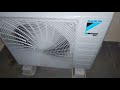 Daikin ATXC25B Siesta Sensira cooling mode (130Watts, 26C out, 26C in)