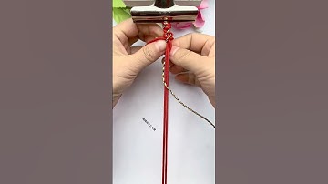 5 seconds to watch the rope braiding skills sharing bracelet braiding introductory tutorial brac