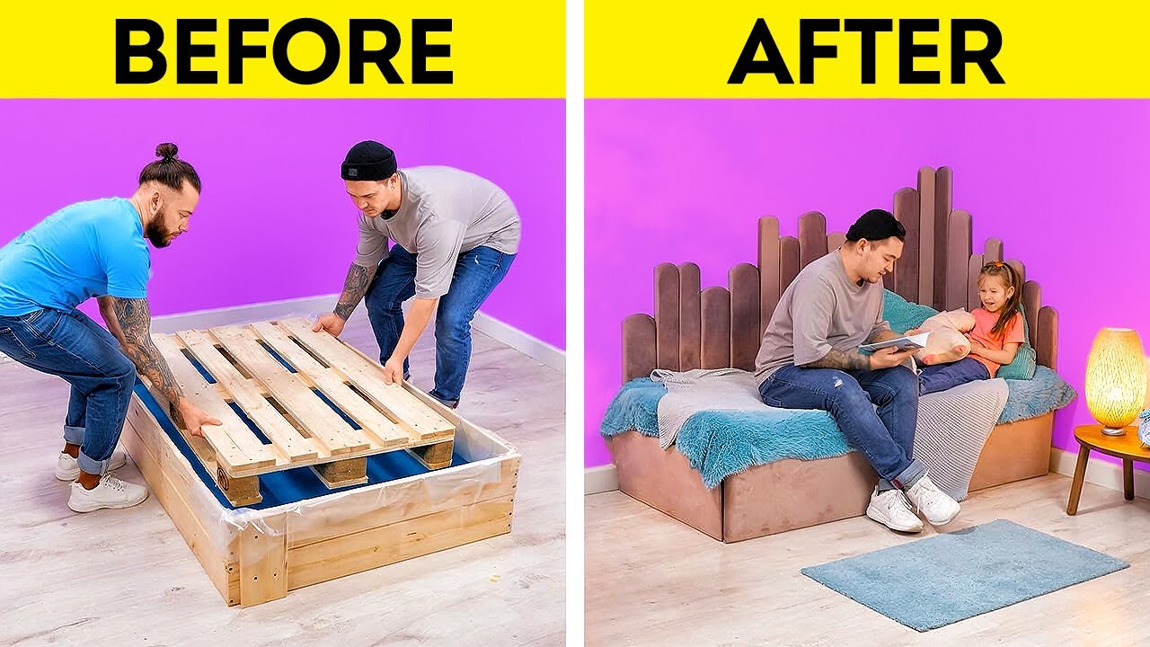 Best Dad Build a COZY Bed For Little Ones!
