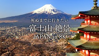 Mt.Fuji you want to visit until you die, 10 superb views of spring - JAPAN in 8K