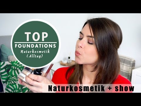 Top Foundations Fur Den Alltag Naturkosmetik Makeup Jucepauline Youtube