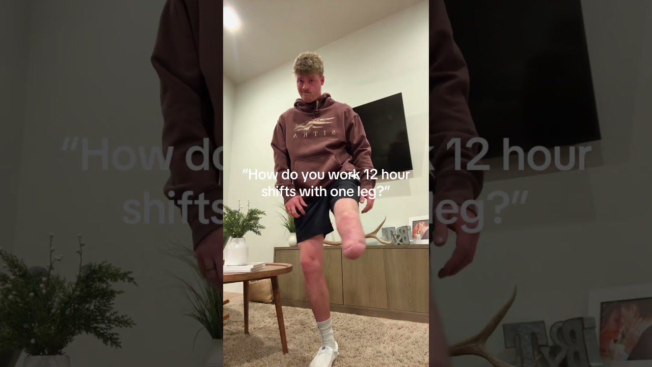 10+ miles a day at work with one leg 